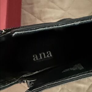 a.n.a Sleek Black Heeled Boots